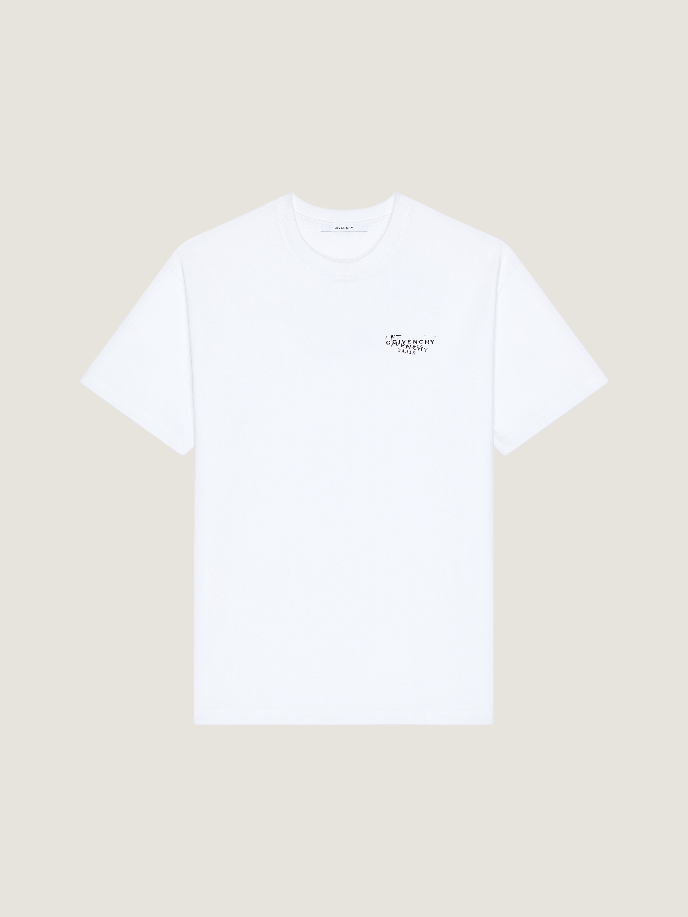 T-shirt in cotton with GIVENCHY Stamp print